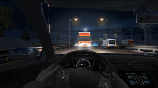 Traffic Driving Car Simulation الحاسوب