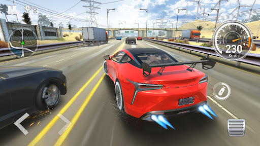 Traffic Driving Car Simulation الحاسوب