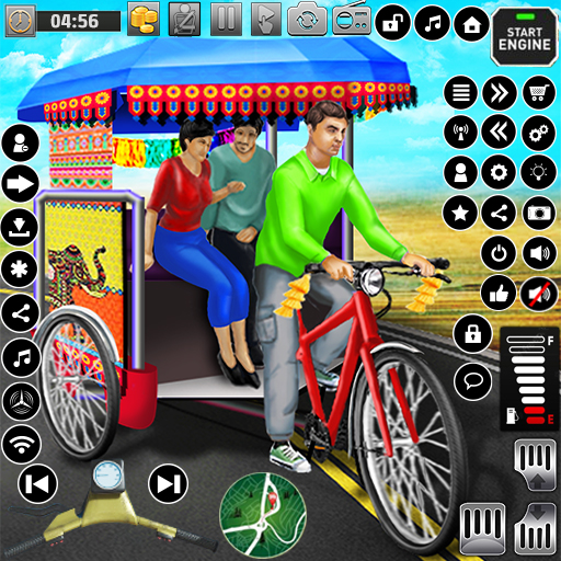 Bicycle Rickshaw Driving Games پی سی