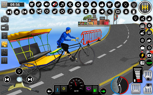 Bicycle Rickshaw Driving Games پی سی