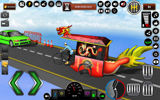 Bicycle Rickshaw Driving Games پی سی