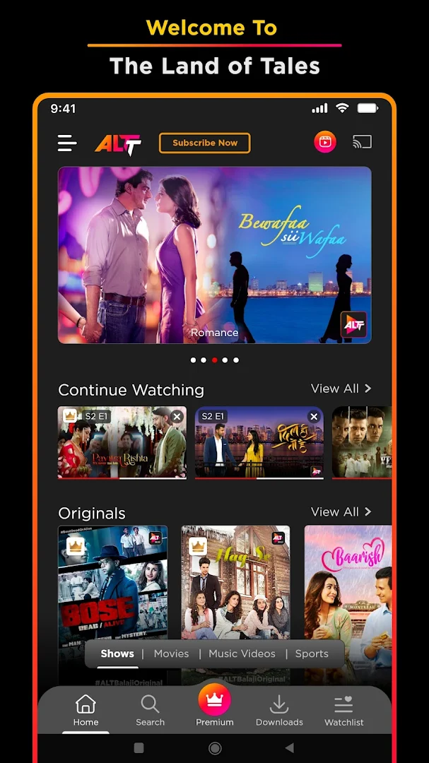 ALTBalaji - Watch Web Series, Originals & Movies PC