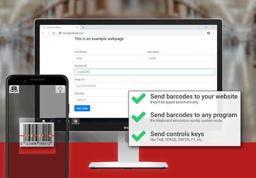 Barcode to PC: WLAN Lesegerät PC