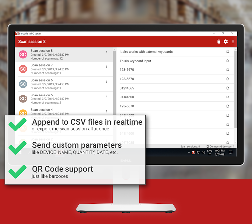 Barcode to PC: WLAN Lesegerät PC