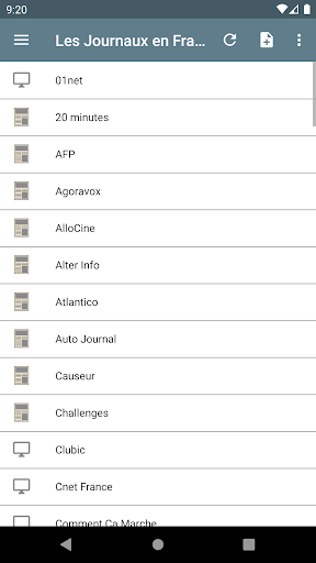 Les Journaux en Français PC
