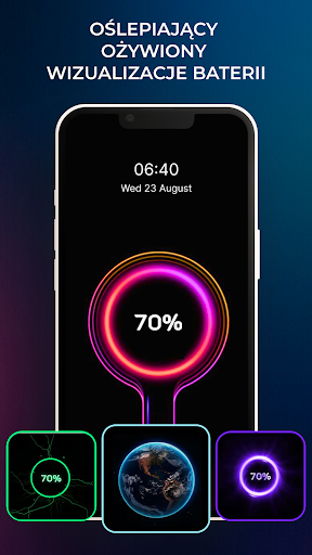 animacja ładowania telefonu PC