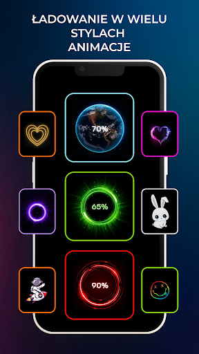 animacja ładowania telefonu PC