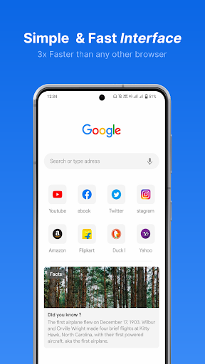 Bayim Fast & Mini Browser پی سی