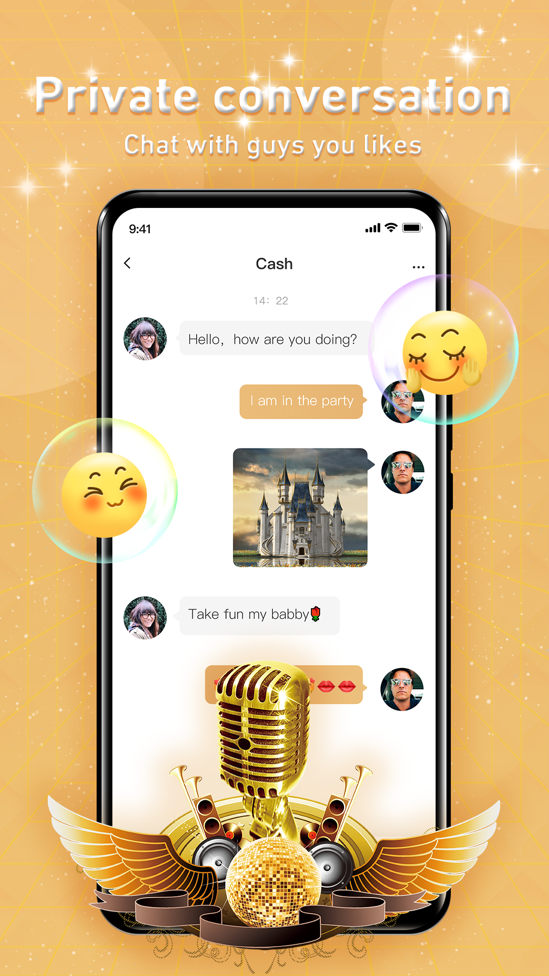 Bella Chat - Group Voice Chat Rooms الحاسوب