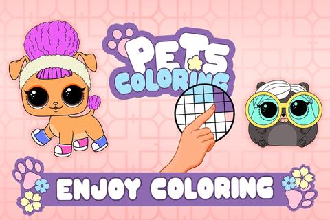 PETS Coloring : Yes.Pixel Art by Number الحاسوب
