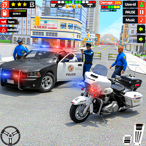 城市警车追逐警察游戏