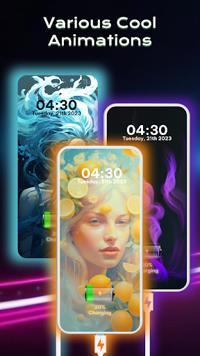 4K Battery Charging Animation PC