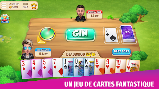 Gin Rummy Stars: jeu de cartes PC