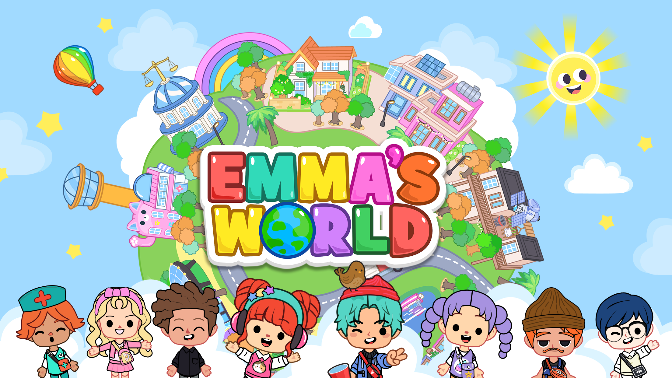 Emma s World Town Family игры для девочек.