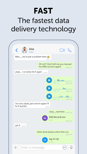 مسنجر Zangi الخاص