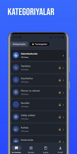 Inglizcha O'zbekcha lug'at ПК