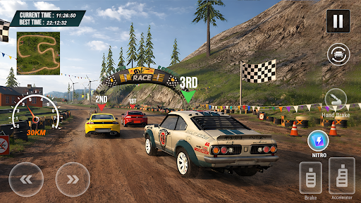 komputer Offroad Rally: Car Driving 3D
