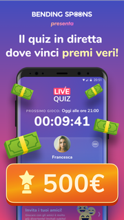 Live Quiz - Vinci Premi Veri