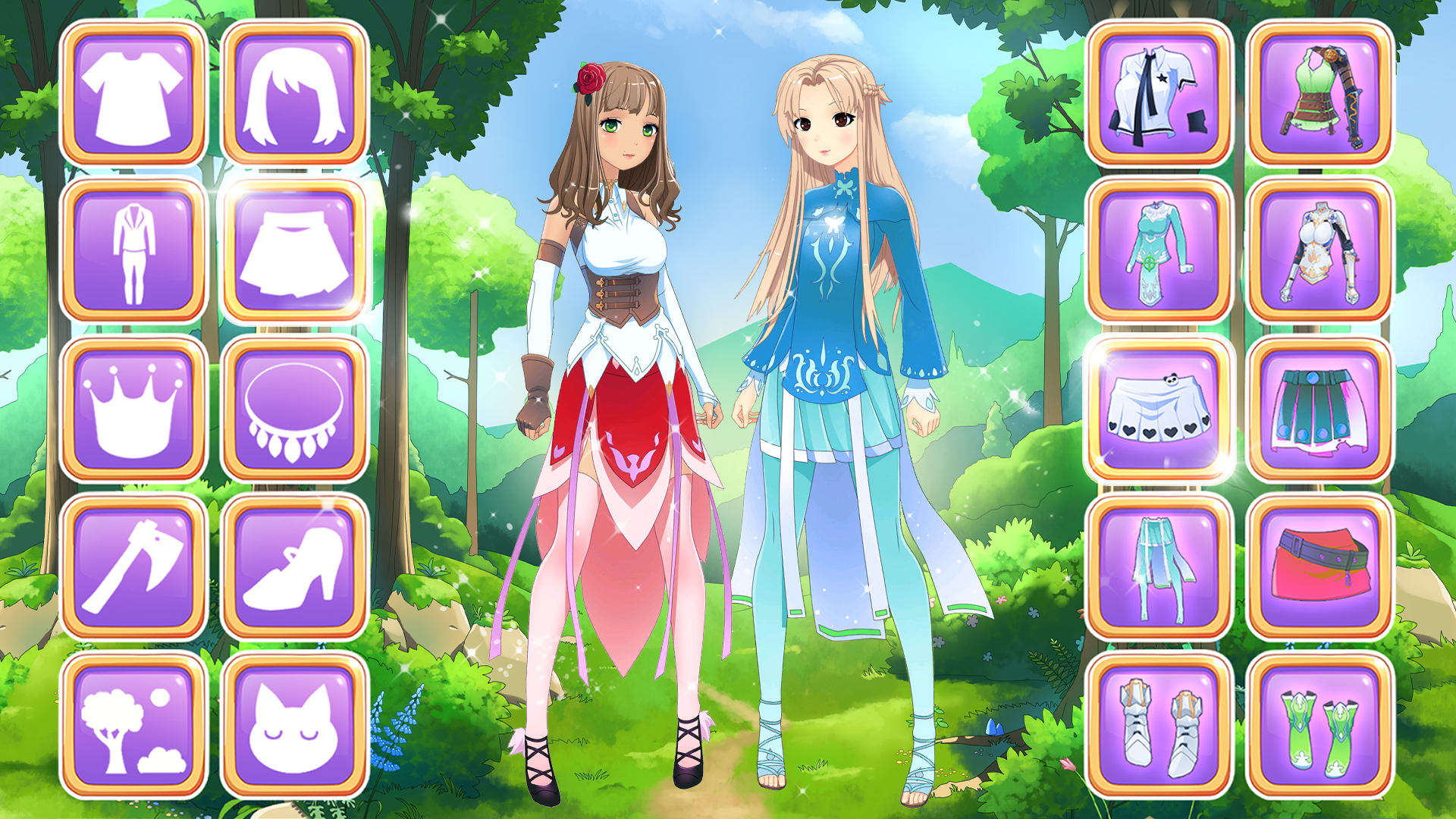 Multi-world 3D dress-up mobile game! Travel through time, meet special  people, and collect a wide varie… | Anime outfits, Princess dress up games,  Princess dress up