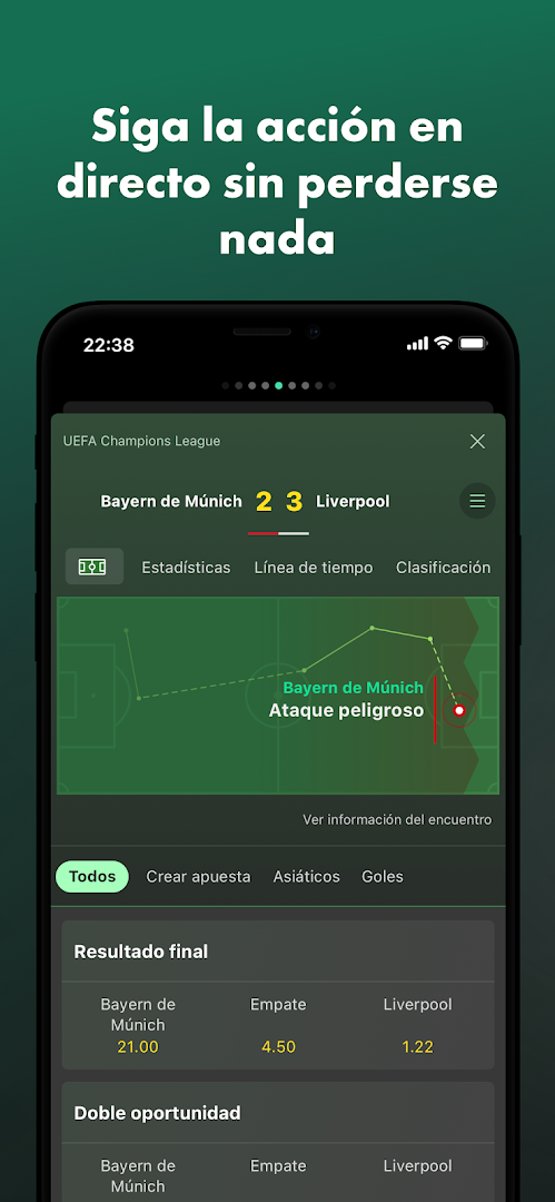 Apuestas deportivas bet365 PC