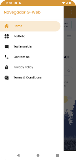Navegador G-web TV privado PC