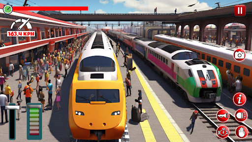 City Metro train Rail Game পিসি