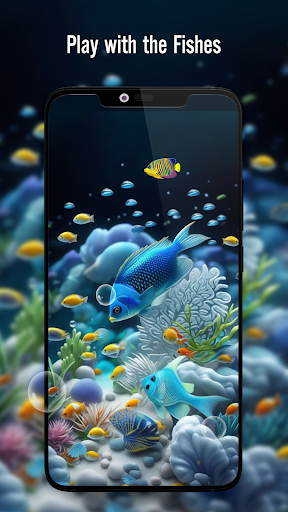 Fish On Screen 3D Wallpaper PC