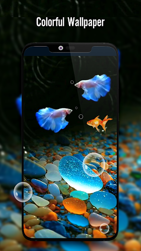 Fish On Screen 3D Wallpaper PC