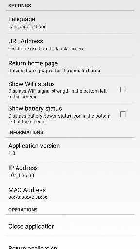 komputer Qsmart Kiosk Browser