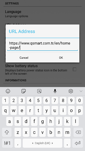 komputer Qsmart Kiosk Browser