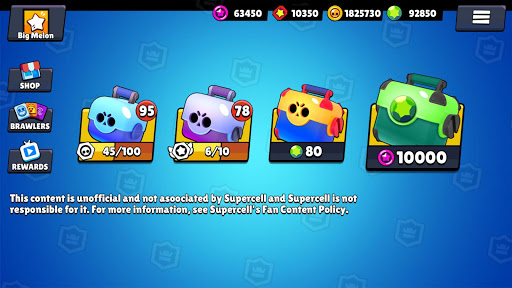 Box Simulator for Brawl Stars