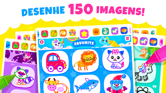 Infantil desenhos para colorir Jogos para crianças - Baixar APK para  Android