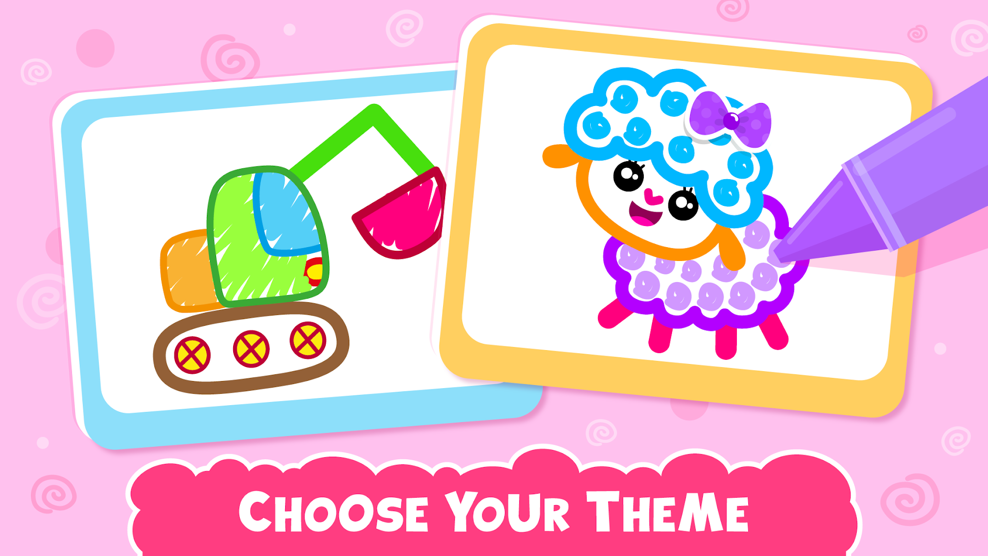 Bini Toddler Drawing Apps! Coloring Games for Kids PC