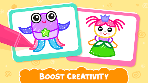 Bini Toddler Drawing Apps! Coloring Games for Kids