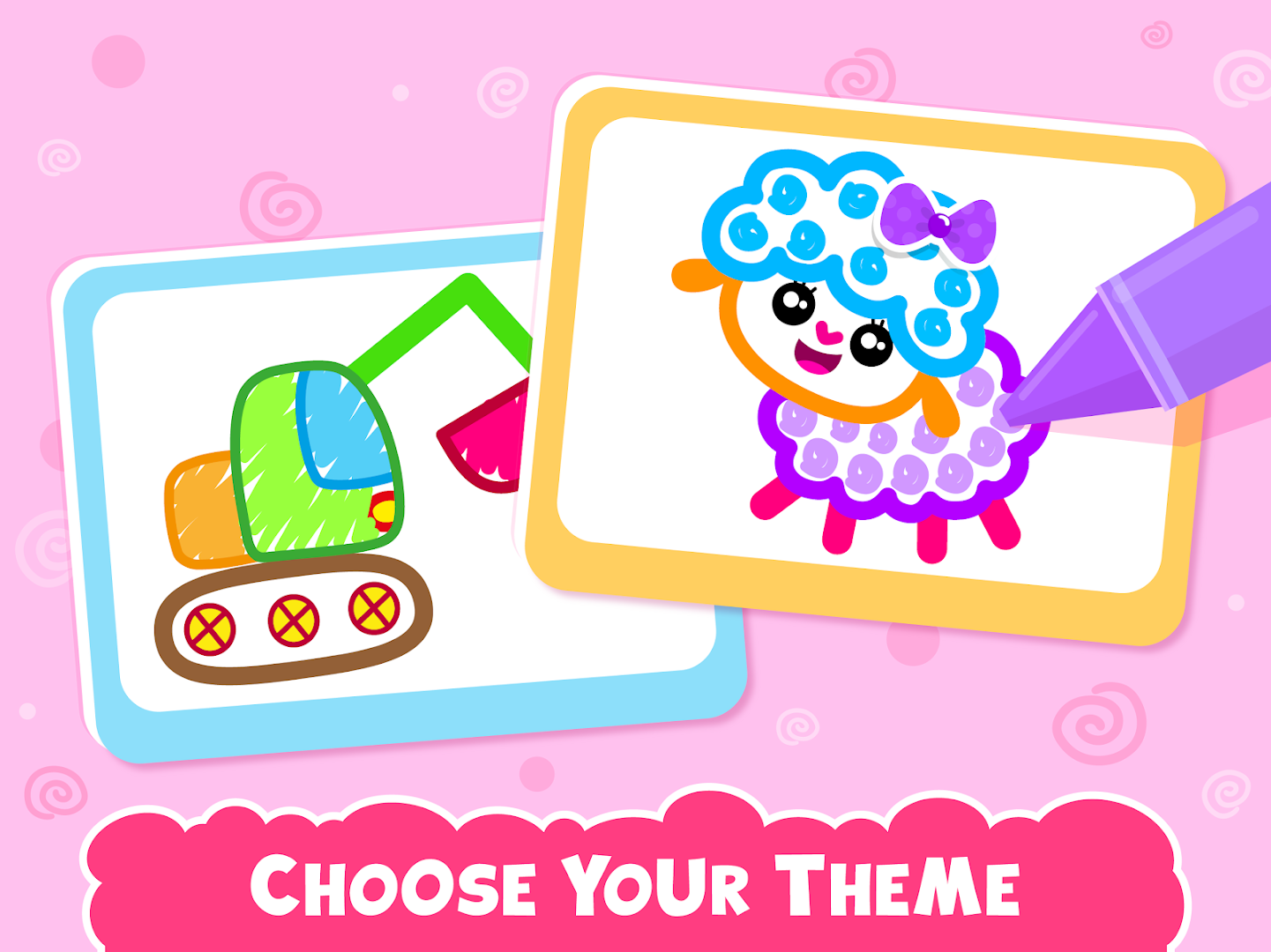 Bini Toddler Drawing Apps! Coloring Games for Kids PC
