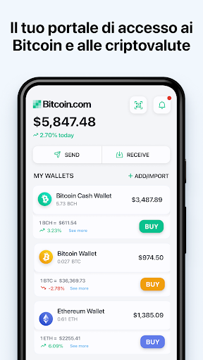 Bitcoin & Crypto DeFi Wallet