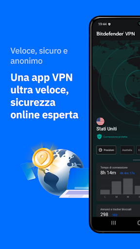 Bitdefender VPN Veloce, Sicuro