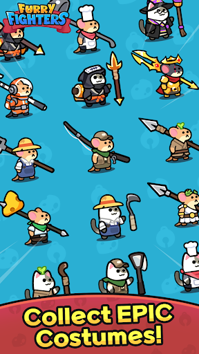 komputer Furry Fighters : Idle RPG