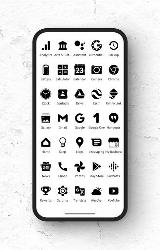 komputer Zwart - Black Icon Pack