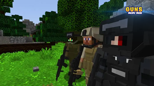 Gun Mod for Minecraft PE پی سی