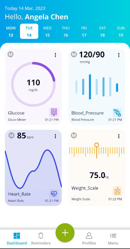 BLE Health+ (BP, HR, Glucose) PC