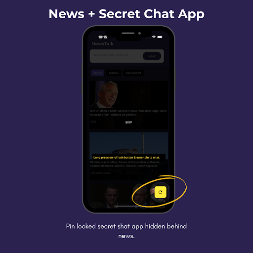 komputer DailyNewsTalk: Hidden Chat