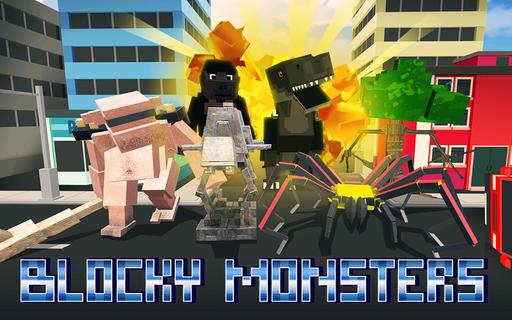 Blocky Monsters Smash