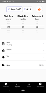 Pressione del sangue BLogPressure PC