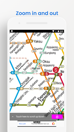 Seoul Metro Map Tourist Guide PC