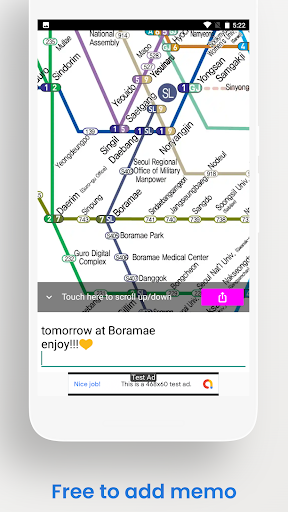 Seoul Metro Map Tourist Guide PC