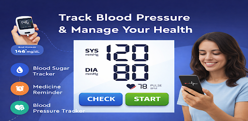 Blood Sugar & BP Tracker PC