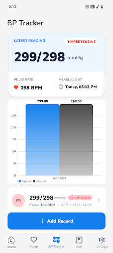 Blood Sugar & BP Tracker PC