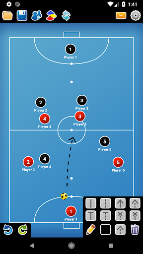 Coach Tactic Board: Futsal