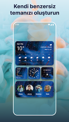 Renkli Widget'lar OS 17